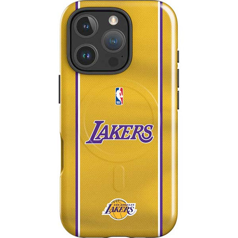 NBA Los Angeles Lakers Jersey iPhone 16 Pro Magsafe Impact Case
